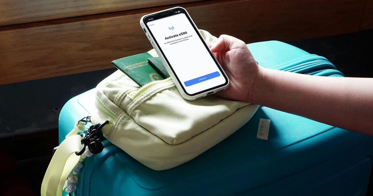 Activating an eSIM before leaving for Japan